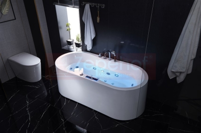 Wanna z hydromasażem LS-4480 170cmx80cmx58cm chromoterapia podgrzewacz